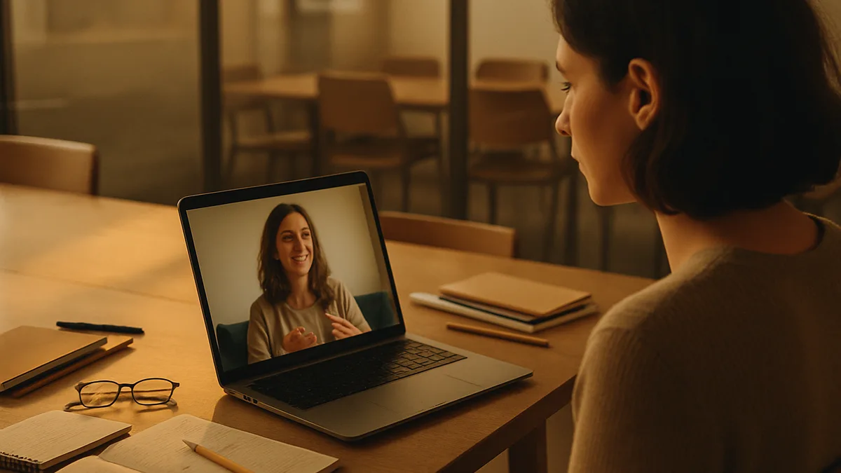 Photo accompagnant le texte: Progresser grâce aux clubs de conversation